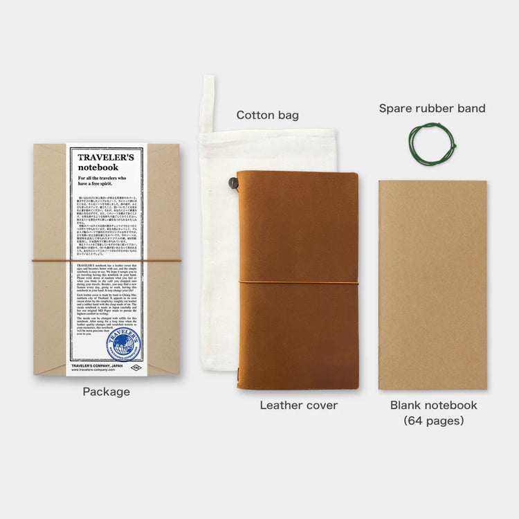 Traveler's Notebook Starter Kit - Camel