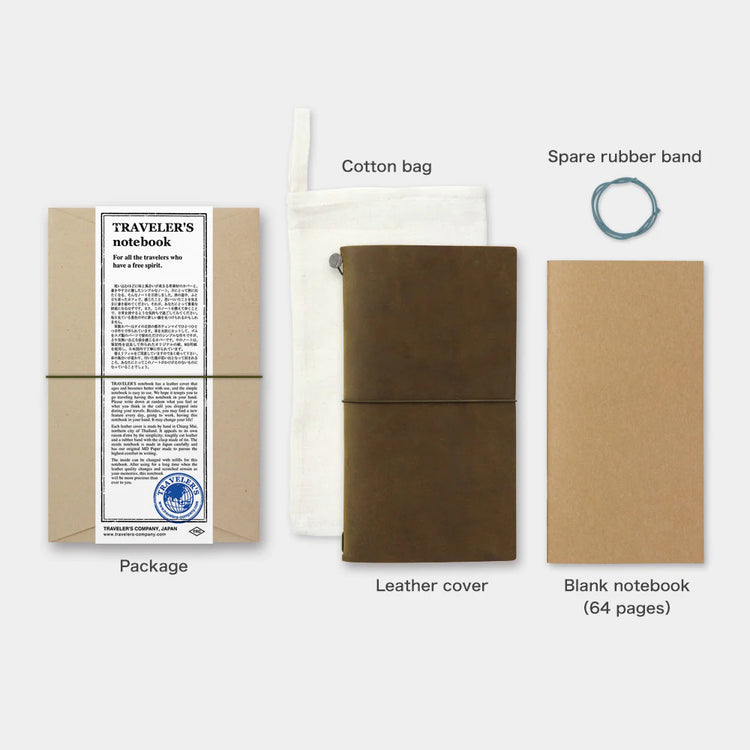 Traveler's Notebook Starter Kit - Olive