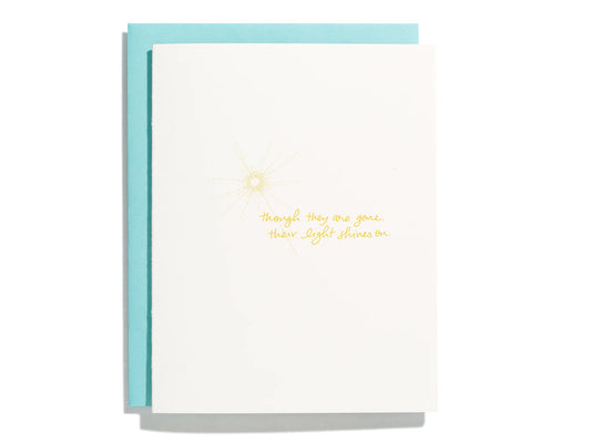 Light Shines On Greeting Card