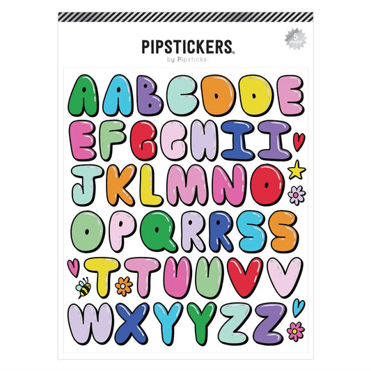 Bright & Bouncy Big Alphabet Sticker