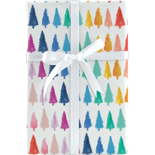 Rainbow Trees Gift Wrap