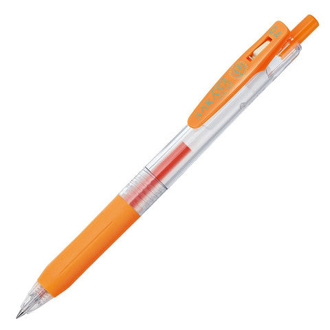 Orange Sarasa Clip Gel Pen