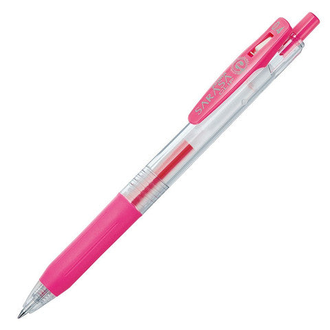 Pink Sarasa Clip Gel Pen