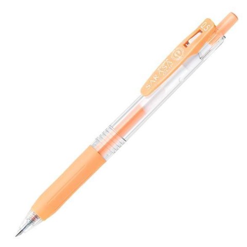 Milk Orange Sarasa Clip Gel Pen