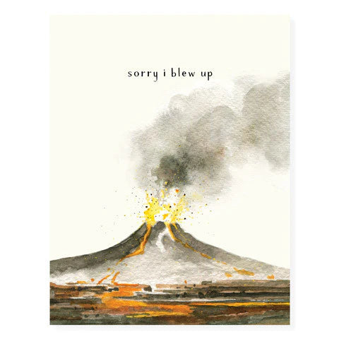 Sorry I Blew Up Greeting Card