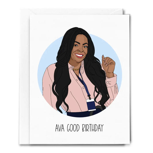 Ava Good Birthday Card