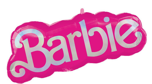 Large Barbie Foil Balloon