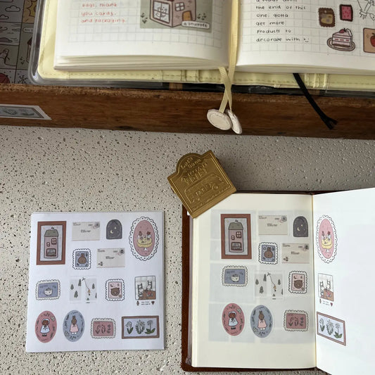 Bunny and Bear Sticker Sheet