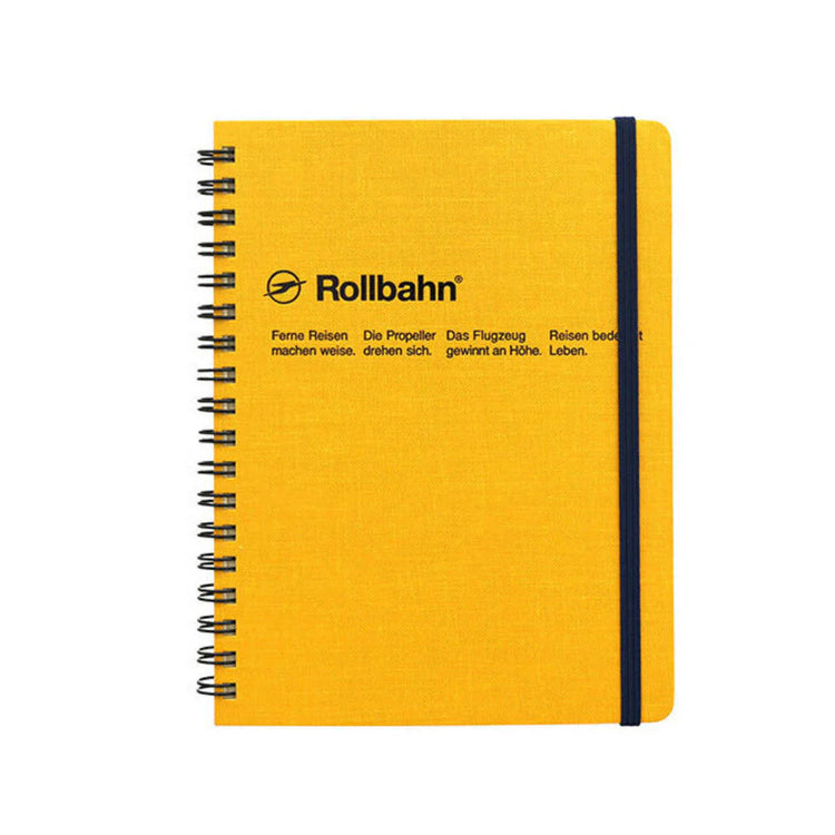 Yellow Rollbahn Cap Martin Notebook