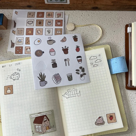 Cafe Sticker Sheet