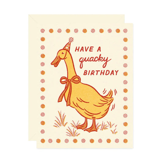 Quacky Birthday Greeting Card