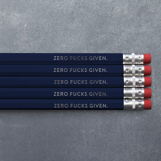 Zero Fucks Given Pencil Pack