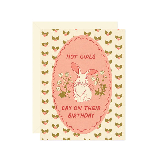 Hot Girl Birthday Card
