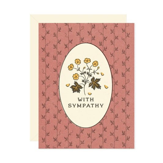 With Sympathy Greeting Card