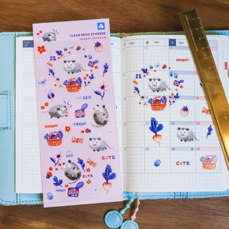 Hangry Possum Sticker Sheet