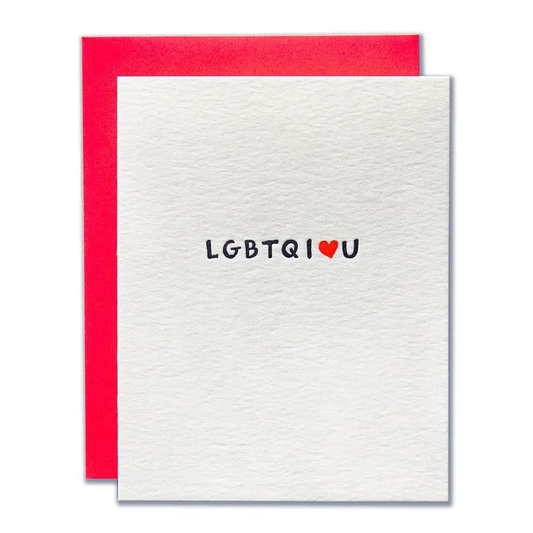 Lgbtqiloveu Greeting Card