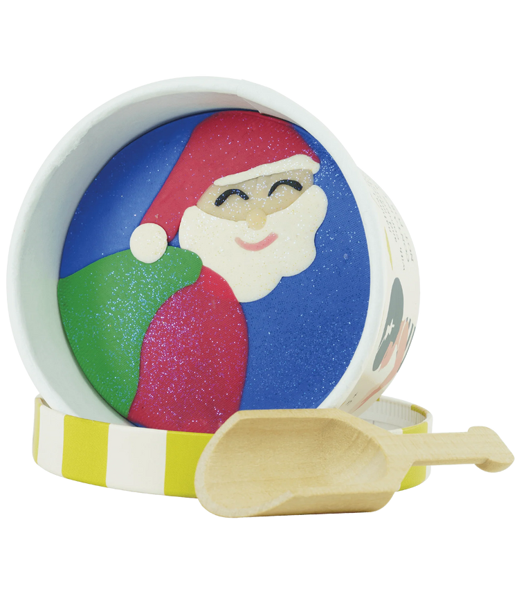 Surprised Santa Play Dough