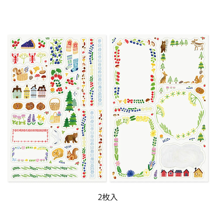 Scandinavia Yuru Log Sticker