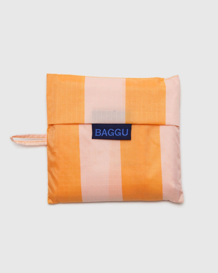 Tangerine Stripe Reusable Bag