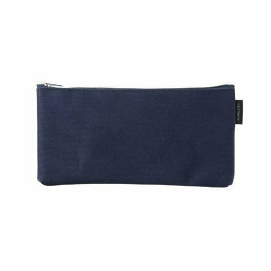 Dark Blue Flat Pencil Case