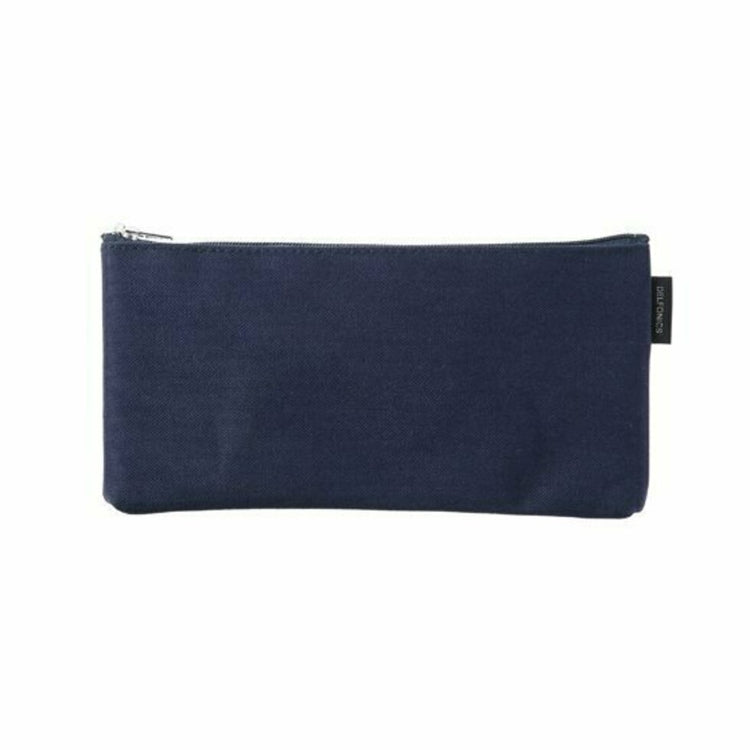 Dark Blue Flat Pencil Case