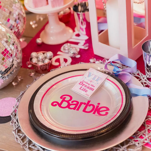Barbie Metallic Dinner Plate