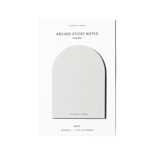 Arched Sticky Notes - Angora