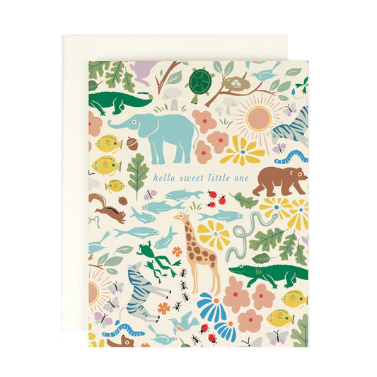 Sweet Little One Baby Greeting Card