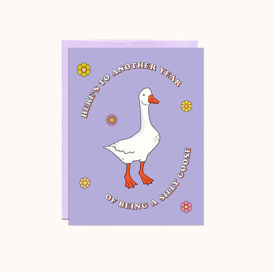 Silly Goose Greeting Card