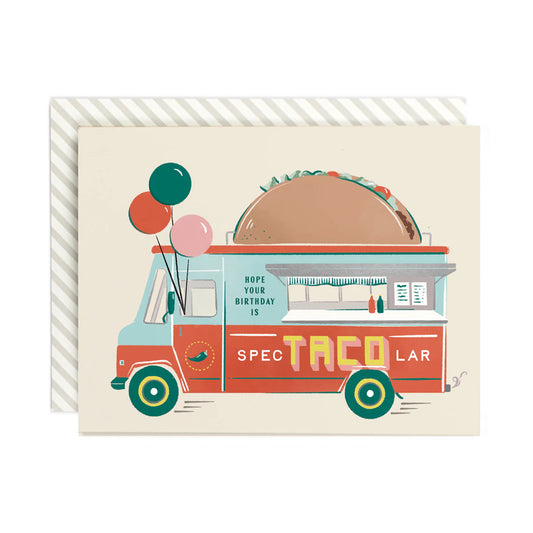 Spec-TACO-lar Birthday Card