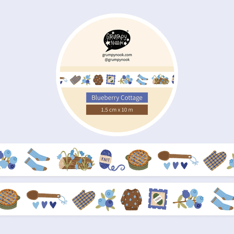 Blueberry Cottage Washi Tape