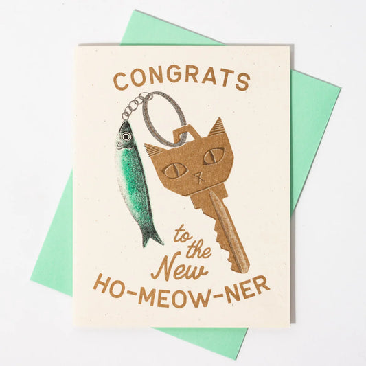 Congrats to the New Ho-Meow-Ner Greeting Card