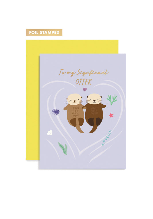 Significant Otter Greeting Card