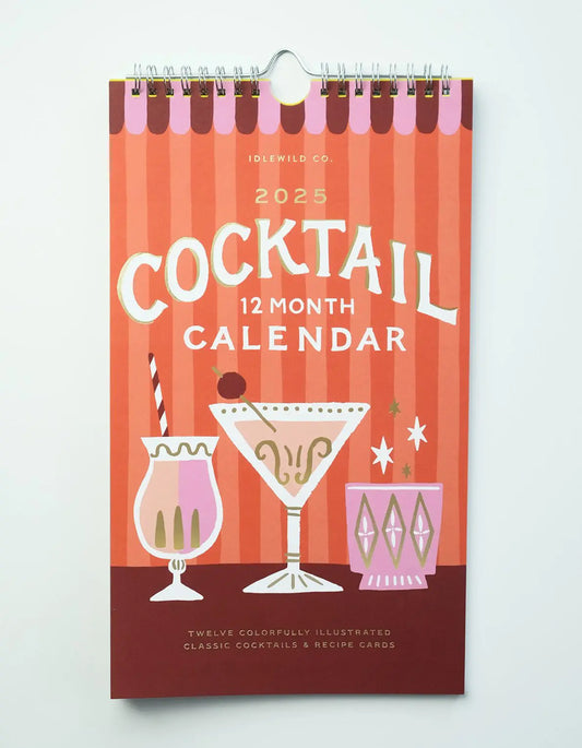 Cocktail 2025 Wall Calendar