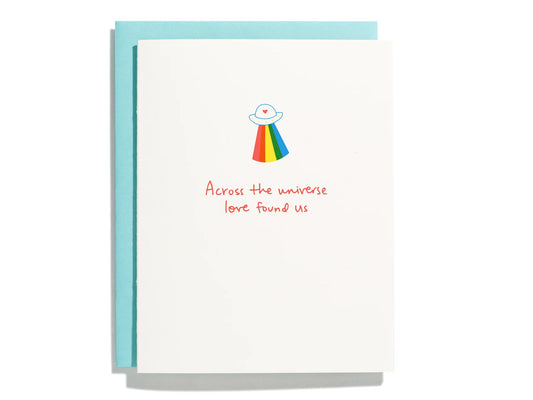 Across the Universe Greeting Card
