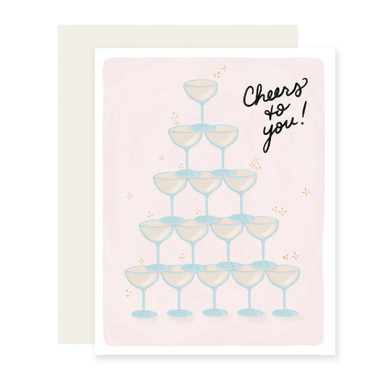 Cheers To You - Congratulations Card