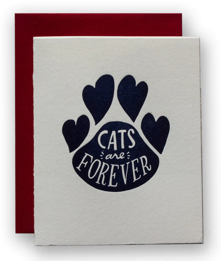 Cats Are Forever Greeting Card