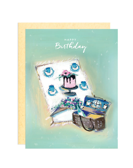 Happy Birthday Picnic Greeting Card