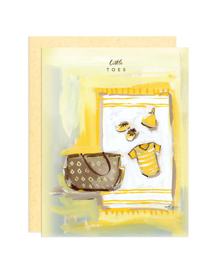 Little Toes Greeting Card