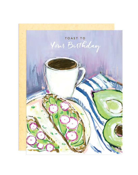 Toast To Your Birthday Greeting Card
