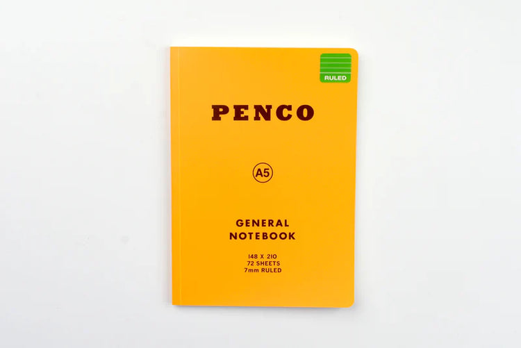 Penco Soft Cover General Notebook Ruled A5