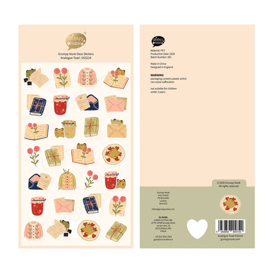 Analogue Toad Sticker Sheet