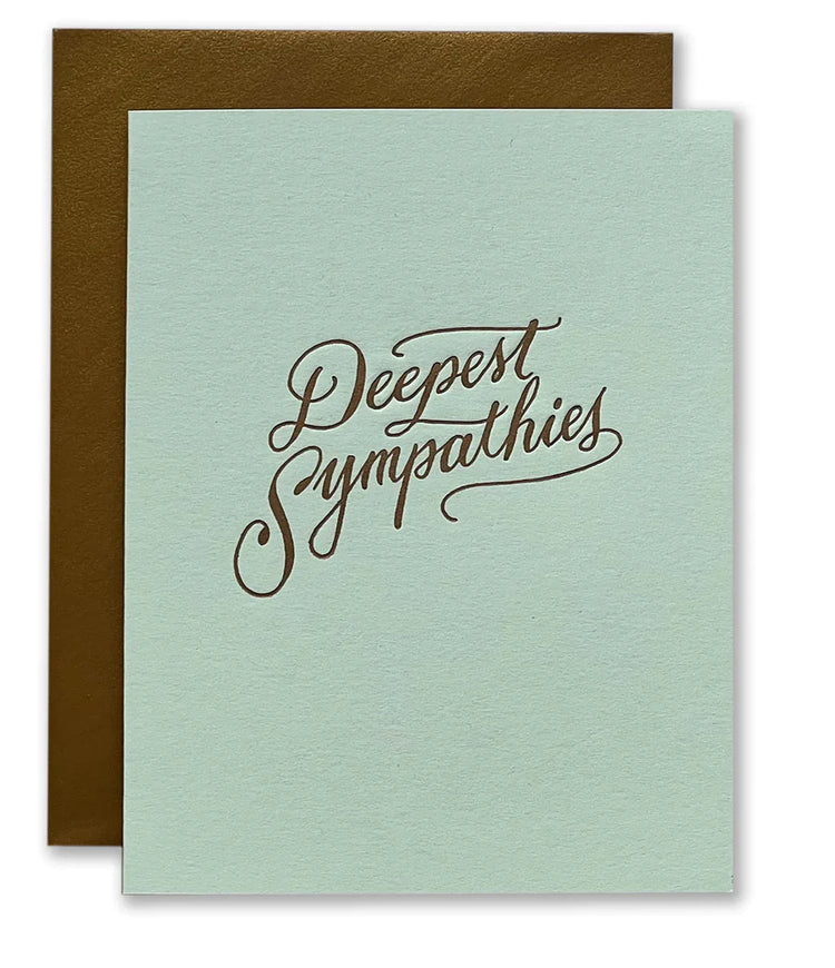 Deepest Sympathies Greeting Card