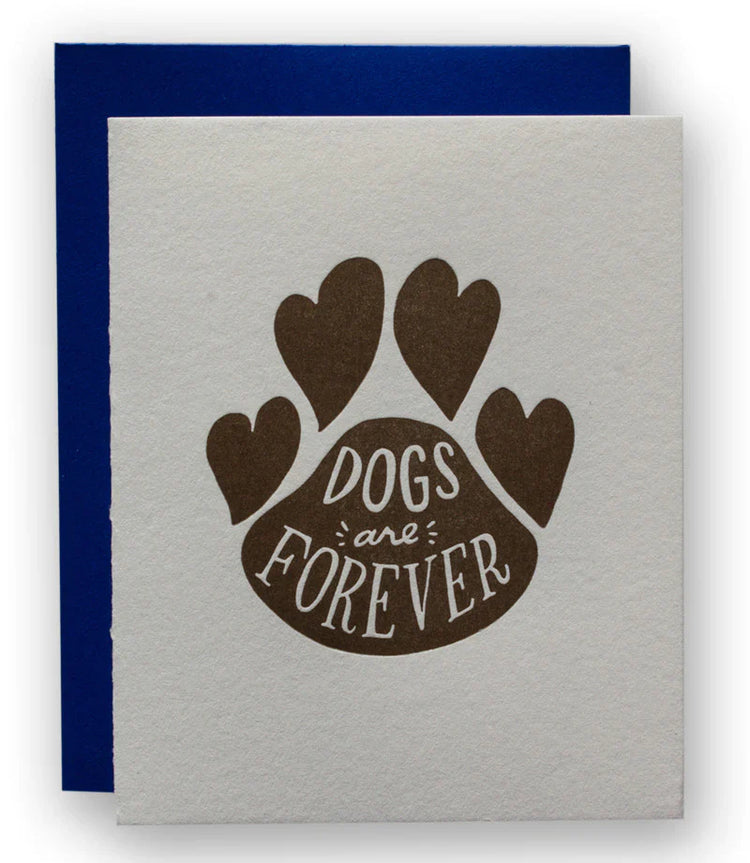 Dogs Are Forever Greeting Card