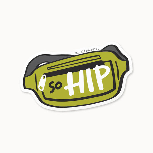 Hip Fanny Pack Sticker