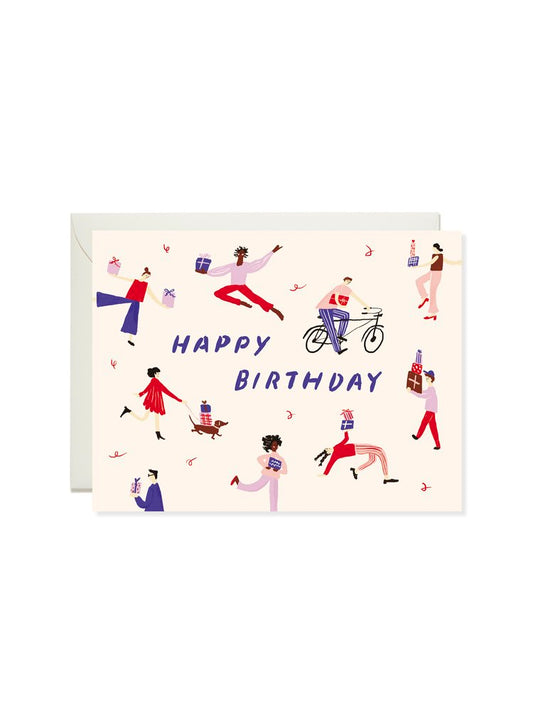 Present Party Birthday Card