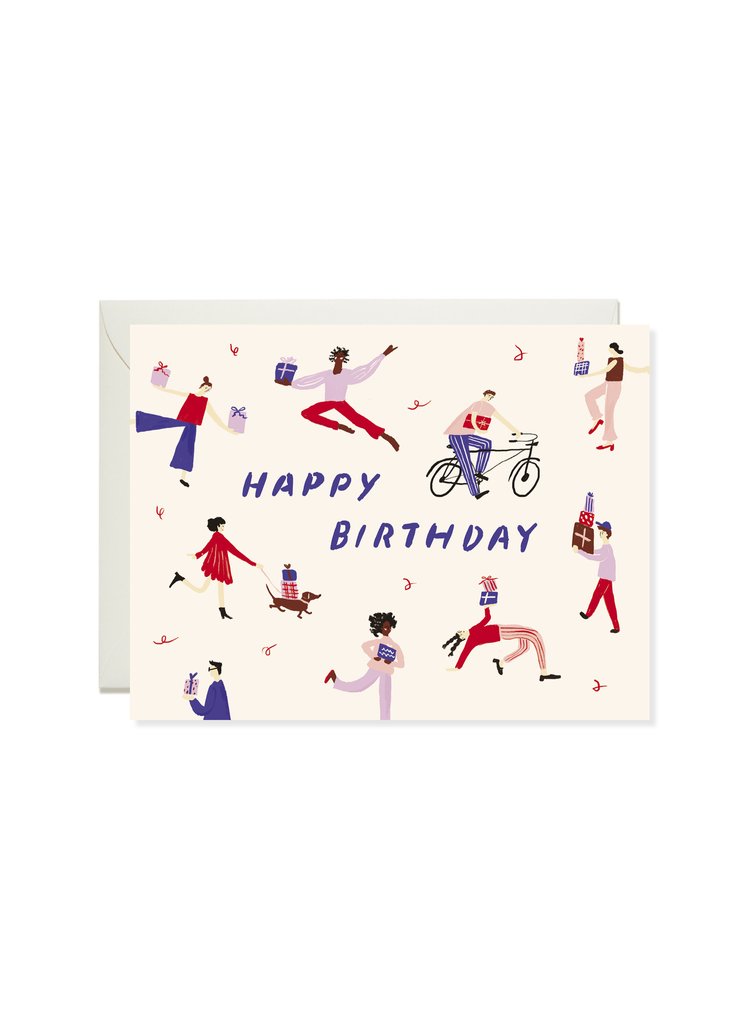 Present Party Birthday Card