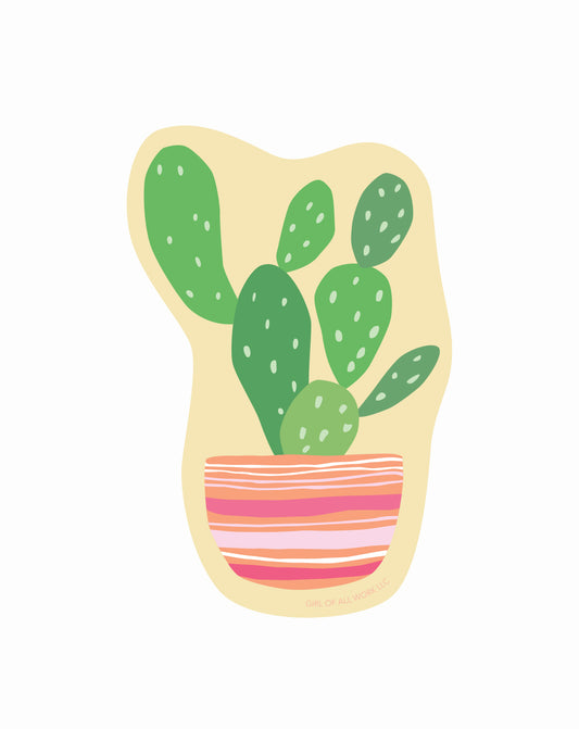 Cactus Vinyl Sticker
