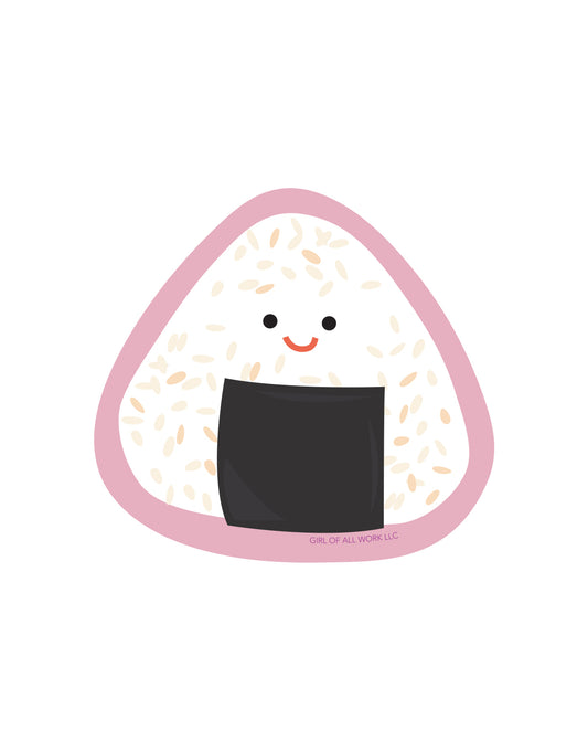 Onigiri Vinyl Sticker