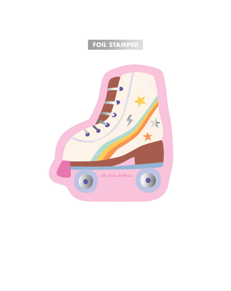 Roller Skate Vinyl Sticker